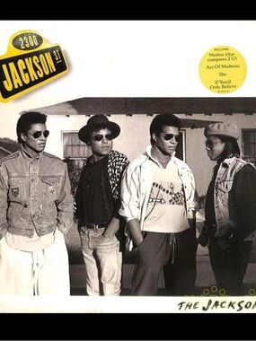 The Jacksons 2300 Jackson Street Vintage Vinyl Record Album 1989 Collectible